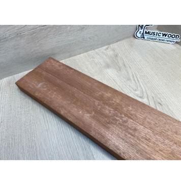 Сапели "Птичий Глаз" заготовка грифа электрогитары Радиал АА Волна АА 28.5х(45.5-20-45.5)х740 мм - из 3х частей-4