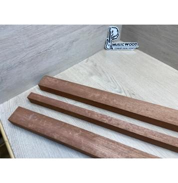 Сапели "Птичий Глаз" заготовка грифа электрогитары Радиал АА Волна АА 28.5х(45.5-20-45.5)х740 мм - из 3х частей-8