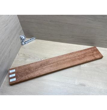 Сапели "Птичий Глаз" заготовка грифа электрогитары Радиал АА Волна АА 28.5х(45.5-20-45.5)х740 мм - из 3х частей-12