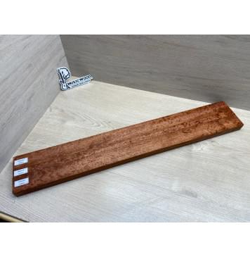 Сапели "Птичий Глаз" заготовка грифа электрогитары Радиал АА Волна АА 28.5х(45.5-20-45.5)х740 мм - из 3х частей-18