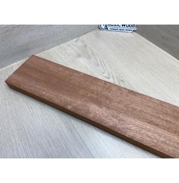 Сапели "Птичий Глаз" заготовка грифа электрогитары Радиал АА Волна А 28х(44-21-44)х735 мм - из 3х частей-10