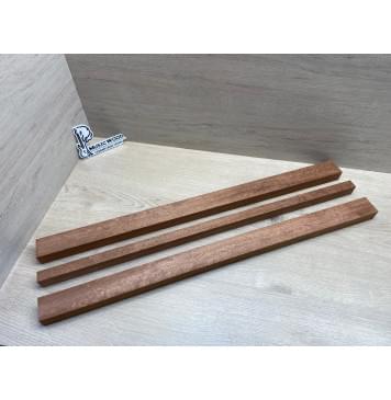 Сапели "Птичий Глаз" заготовка грифа электрогитары Радиал АА Волна А 28х(44-21-44)х735 мм - из 3х частей-7