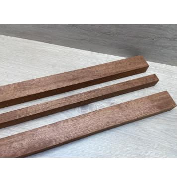 Сапели "Птичий Глаз" заготовка грифа электрогитары Радиал АА Волна А 28х(44-21-44)х735 мм - из 3х частей-13