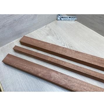 Сапели "Птичий Глаз" заготовка грифа электрогитары Радиал АА Волна А 28х(44-21-44)х735 мм - из 3х частей-11