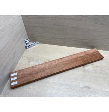 Сапели "Птичий Глаз" заготовка грифа электрогитары Радиал АА Волна А 28х(44-21-44)х735 мм - из 3х частей-8