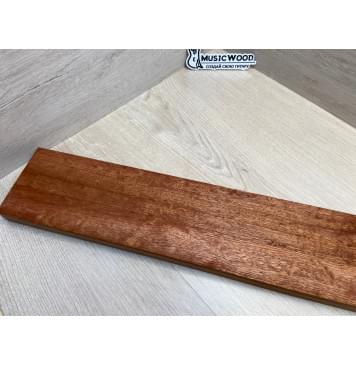 Сапели "Птичий Глаз" заготовка грифа электрогитары Радиал АА Волна А 28х(44-21-44)х735 мм - из 3х частей-18