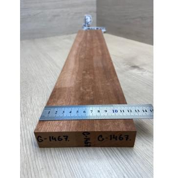 Сапели Волнистый заготовка грифа электрогитары Радиал АА Волна А 28х(47-22-47)х682 мм - из 3х частей-2