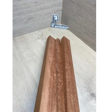 Сапели Волнистый заготовка грифа электрогитары Радиал АА Волна А 28х(47-22-47)х682 мм - из 3х частей-8