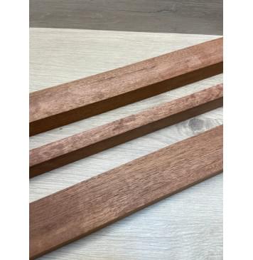 Сапели Волнистый заготовка грифа электрогитары Радиал АА Волна А 28х(46-19-46)х715 мм - из 3х частей-10