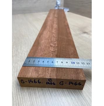 Сапели Волнистый заготовка грифа электрогитары Радиал АА Волна А 28х(46-19-46)х715 мм - из 3х частей-4