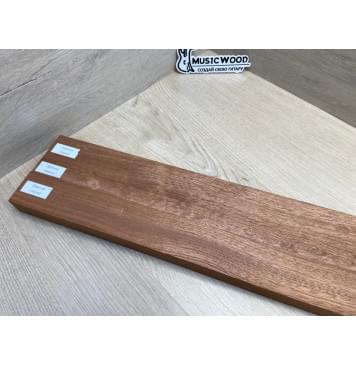 Сапели Волнистый заготовка грифа электрогитары Радиал АА Волна А 28х(46-19-46)х715 мм - из 3х частей-14