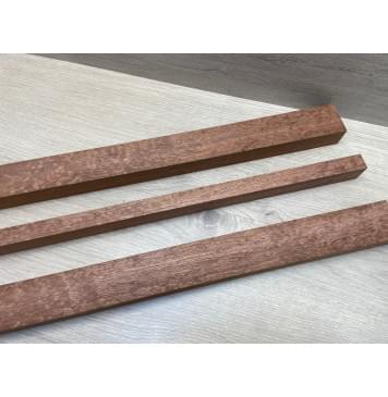 Сапели "Птичий Глаз" заготовка грифа электрогитары Радиал АА Волна ААА 29х(45-19-45)х735 мм - из 3х частей-10