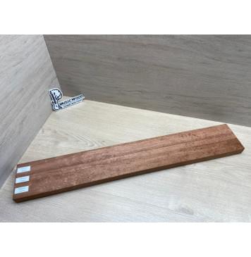 Сапели "Птичий Глаз" заготовка грифа электрогитары Радиал АА Волна ААА 29х(45-19-45)х735 мм - из 3х частей-12