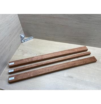 Сапели "Птичий Глаз" заготовка грифа электрогитары Радиал АА Волна ААА 29х(45-19-45)х735 мм - из 3х частей-13
