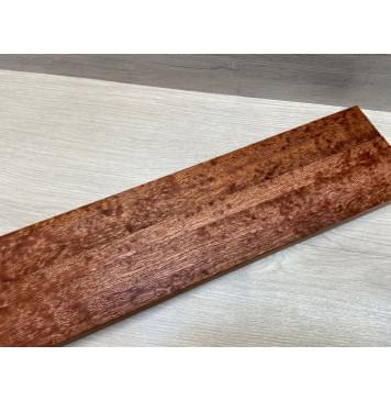 Сапели "Птичий Глаз" заготовка грифа электрогитары Радиал АА Волна ААА 29х(45-19-45)х735 мм - из 3х частей-21