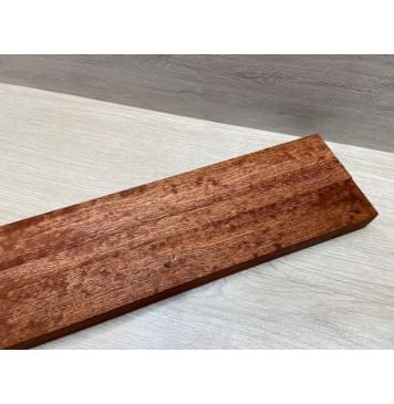 Сапели "Птичий Глаз" заготовка грифа электрогитары Радиал АА Волна ААА 29х(45-19-45)х735 мм - из 3х частей-19