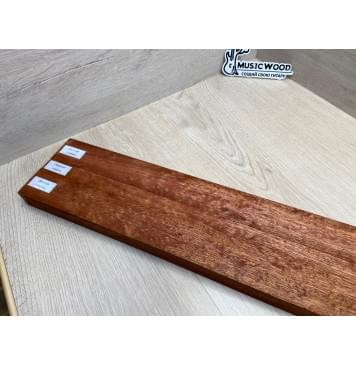 Сапели "Птичий Глаз" заготовка грифа электрогитары Радиал АА Волна ААА 29х(45-19-45)х735 мм - из 3х частей-18