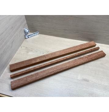 Сапели "Птичий Глаз" заготовка грифа электрогитары Радиал АА Волна ААА 27х(44.5-14-44.5)х695 мм - из 3х частей-7