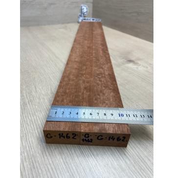 Сапели "Птичий Глаз" заготовка грифа электрогитары Радиал АА Волна ААА 27х(44.5-14-44.5)х695 мм - из 3х частей-8