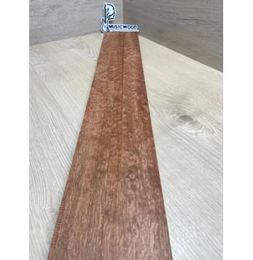 Сапели "Птичий Глаз" заготовка грифа электрогитары Радиал АА Волна ААА 27х(44.5-14-44.5)х695 мм - из 3х частей-12