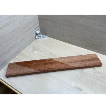 Сапели "Птичий Глаз" заготовка грифа электрогитары Радиал АА Волна ААА 27х(44.5-14-44.5)х695 мм - из 3х частей-17