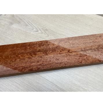 Сапели "Птичий Глаз" заготовка грифа электрогитары Радиал АА Волна ААА 27х(44.5-14-44.5)х695 мм - из 3х частей-19