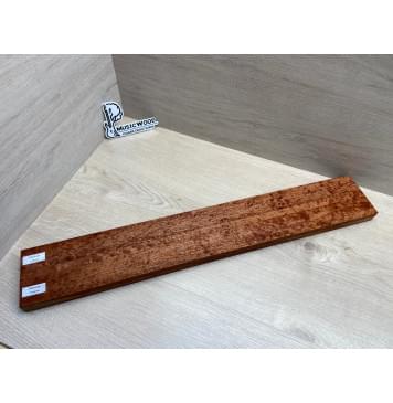 Сапели "Птичий Глаз" заготовка грифа электрогитары Радиал АА Волна ААА 27х(44.5-14-44.5)х695 мм - из 3х частей-3