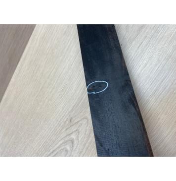 Эбен Чёрный заготовка накладки для электрогитары Радиал А 8х65-59х530 мм-7