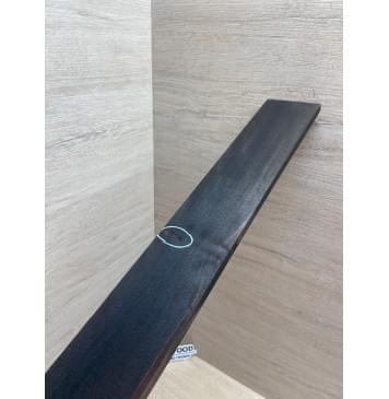 Эбен Чёрный заготовка накладки для электрогитары Радиал А 8х65-59х530 мм-4