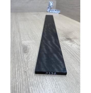 Эбен Чёрный Волнистый заготовка накладки для электрогитары Радиал ААААА Волна ААА 8х63-53х532 мм-2