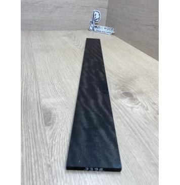 Эбен Чёрный Волнистый заготовка накладки для электрогитары Радиал ААААА Волна ААА 8х63-53х532 мм-3