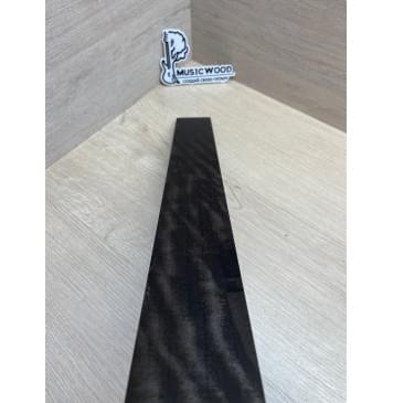 Эбен Чёрный Волнистый заготовка накладки для электрогитары Радиал ААААА Волна ААА 8х63-53х532 мм-7