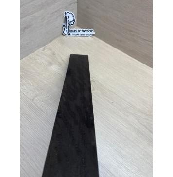 Эбен Чёрный Волнистый заготовка накладки для электрогитары Радиал ААААА Волна ААА 8х63-53х532 мм-12