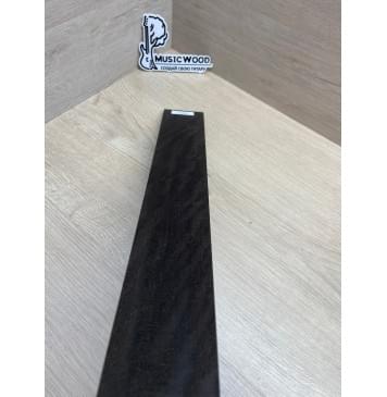 Эбен Чёрный Волнистый заготовка накладки для электрогитары Радиал ААААА Волна ААА 8х63-53х532 мм-16