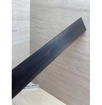 Эбен Чёрный заготовка накладки для электрогитары Тангент А 7.5х66-56х530 мм (Уценка-сучки)-8