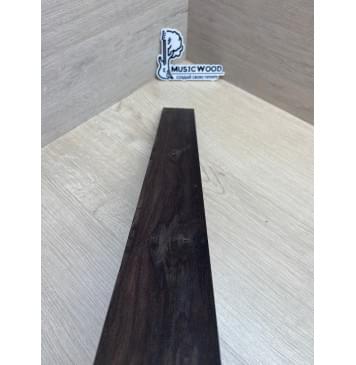 Эбен Чёрный заготовка накладки для электрогитары Тангент А 7.5х66-56х530 мм (Уценка-сучки)-6