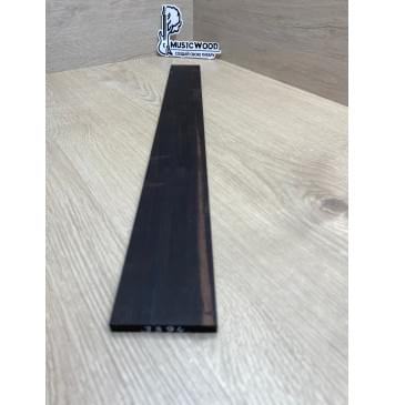 Эбен Чёрный заготовка накладки для электрогитары Смешанный А 7.5х65-55х528 мм-2