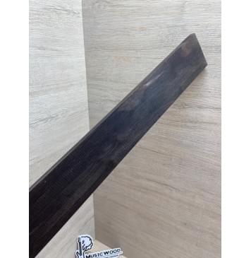 Эбен Чёрный заготовка накладки для электрогитары Смешанный А 7.5х65-55х528 мм-4