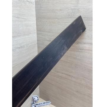 Эбен Чёрный заготовка накладки для электрогитары Смешанный А 7.5х65-55х528 мм-6