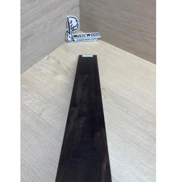 Эбен Чёрный заготовка накладки для электрогитары Смешанный А 7.5х65-55х528 мм-11
