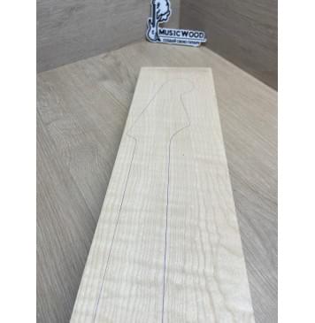 Клён Белый Явор, Волнистый заготовка грифа для электрогитары Смешанный ААА Волна ААА 26.3х130х755 мм-2