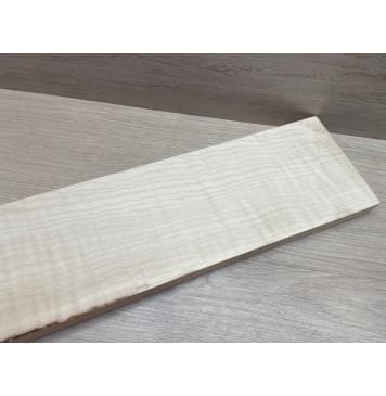 Клён Белый Явор, Волнистый заготовка грифа для электрогитары Смешанный ААА Волна ААА 26.3х130х755 мм-15