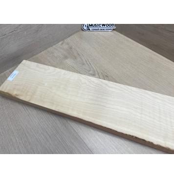 Клён Белый Явор, Волнистый заготовка грифа для электрогитары Смешанный ААА Волна ААА 26.3х130х755 мм-14