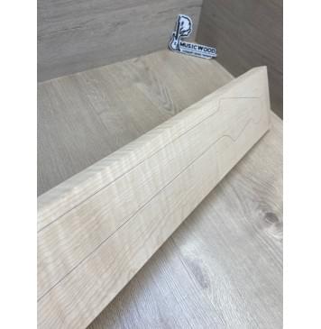 Клён Белый Явор, Волнистый заготовка грифа для электрогитары Смешанный ААА Волна ААА 26.3х130х755 мм-9