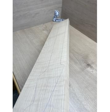 Клён Белый Явор, Волнистый заготовка грифа для электрогитары Смешанный ААА Волна ААА 26.3х130х755 мм-6