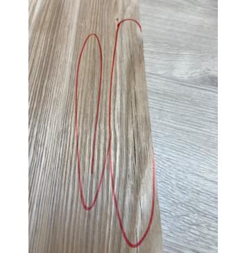 Ясень Белый Оливковый заготовка на топ Смешанный АА 18х190х515 мм - 2 шт. (книжкой) (Уценка-трещины)-14