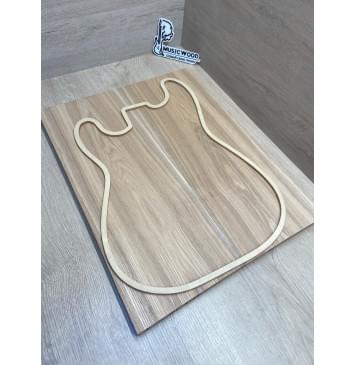 Ясень Дальневосточный заготовка на топ Тангент ААА 19х192х490 мм, 2 шт, книжкой, 615 кг/м3-4