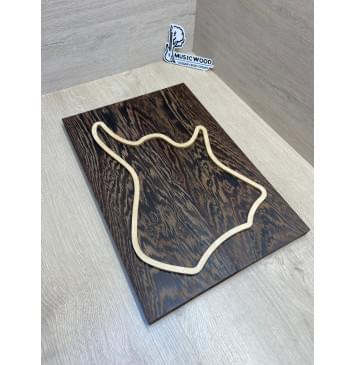 Венге заготовка на топ для Тревел гитары Тангент ААА 17х149х440 мм - 2 шт (книжкой)-2