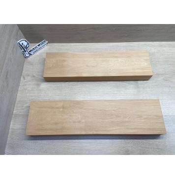 Ольха заготовка корпуса гитары со сквозным грифом Тангент ААА 45,5х130х510-470 мм,2 шт, 473 кг/м3-0