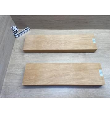 Ольха заготовка корпуса гитары со сквозным грифом Тангент ААА 45,5х130х510-470 мм,2 шт, 473 кг/м3-3